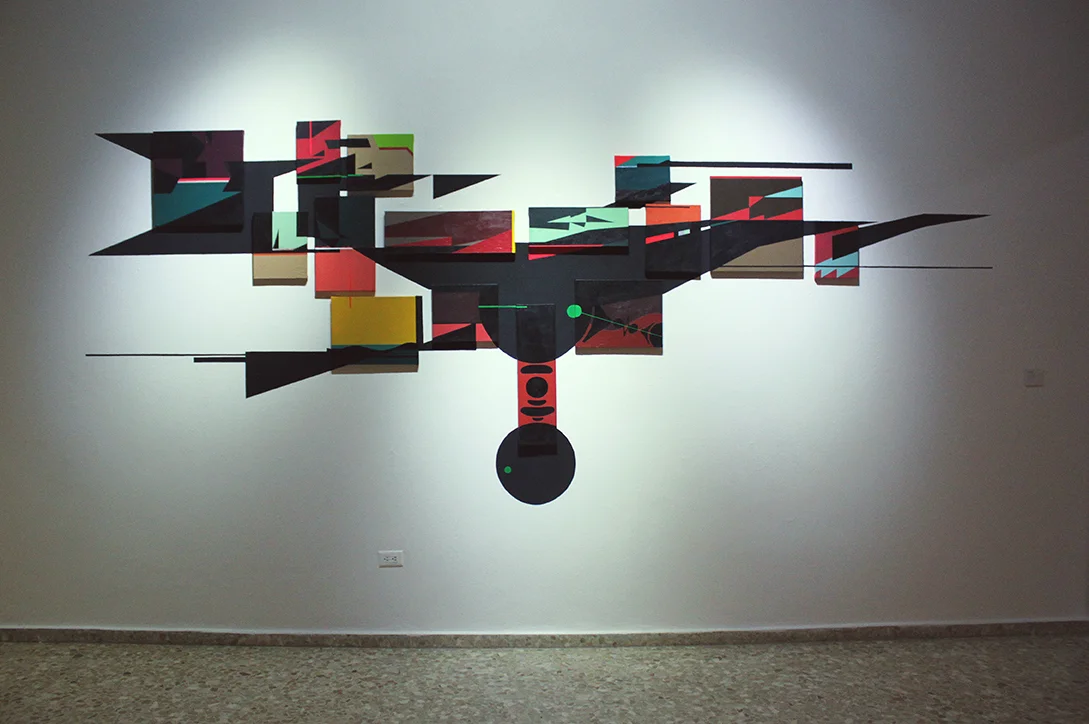 Extraña Apatía,&nbsp;acrílico y enamel sobre canvas, 2013