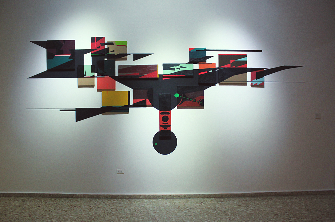 Extraña Apatía, acrílico y enamel sobre canvas, 2013
