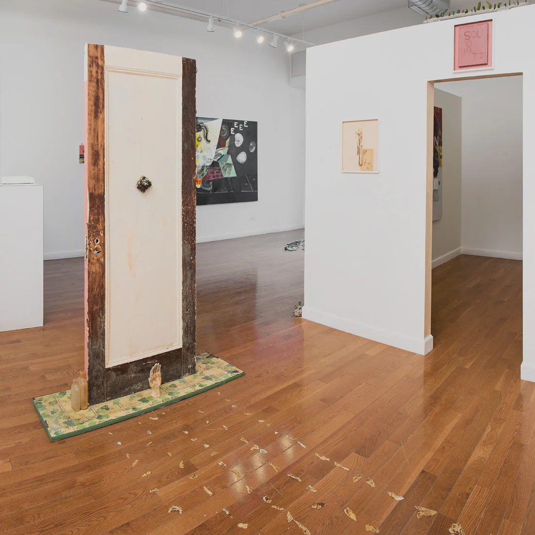 Instalación de la exhibición I Can Love You Better en Shin Gallery, Nueva York.