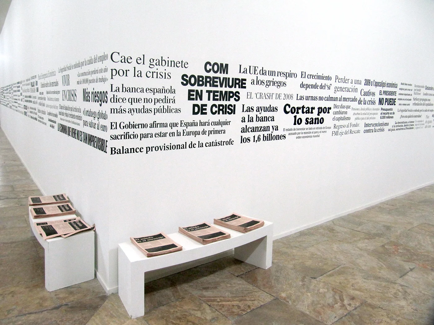 El Miedo es el Mensaje, 2012, foto por Pablo Llopis