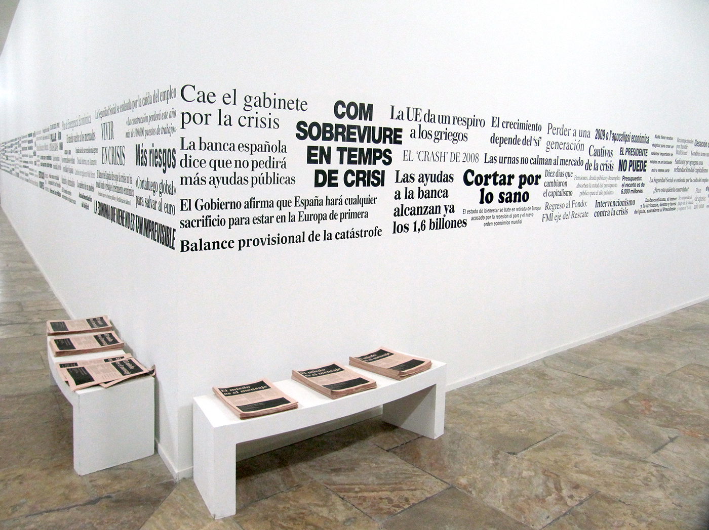 El Miedo es el Mensaje , 2012, foto por Pablo Llopis