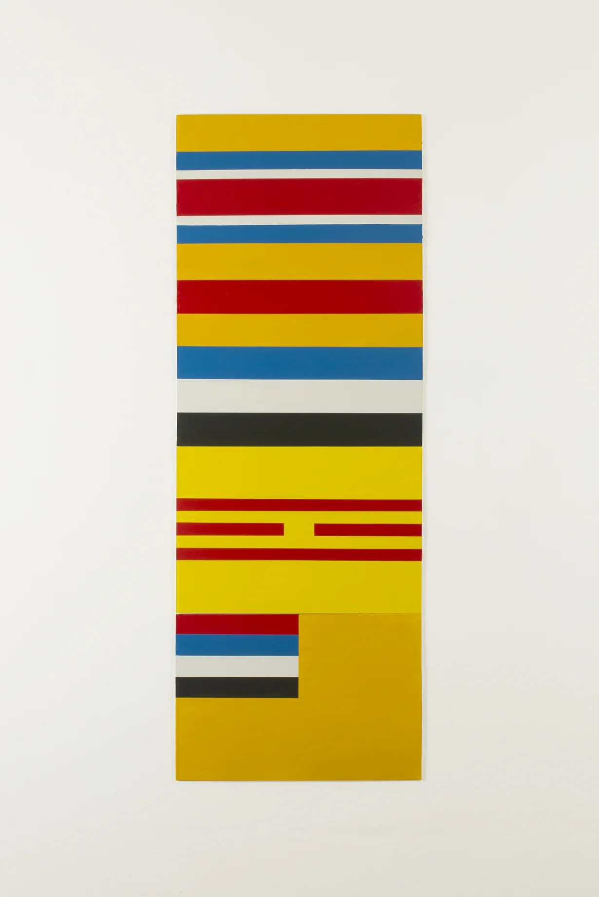 Composición geométrica-abstracta tomando como motivo banderas de países títeres del Japón en la 2ª Guerra Mundial, 2014