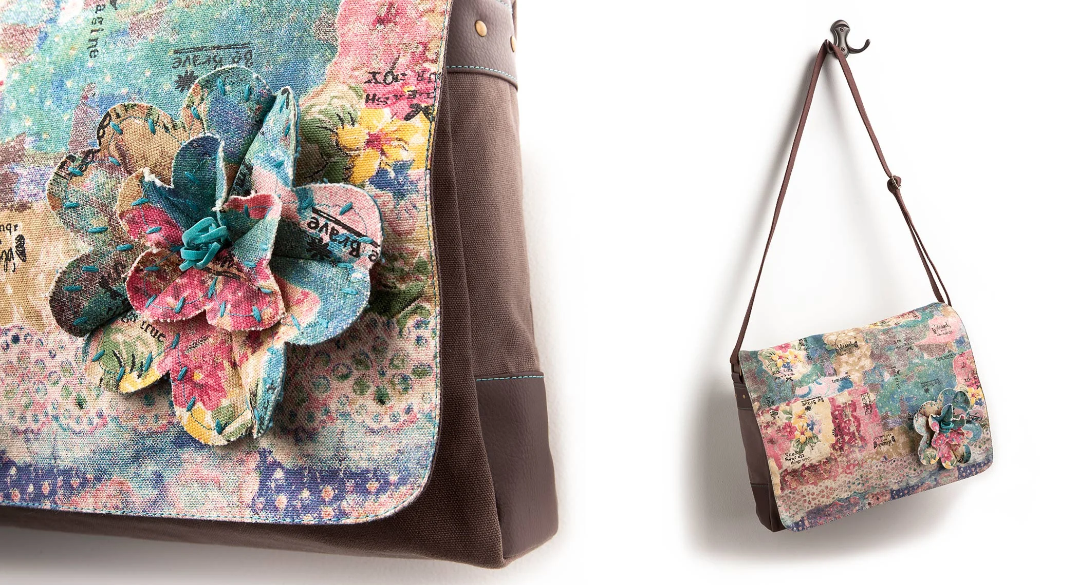  tote bags photographed in studio for online merchandising 