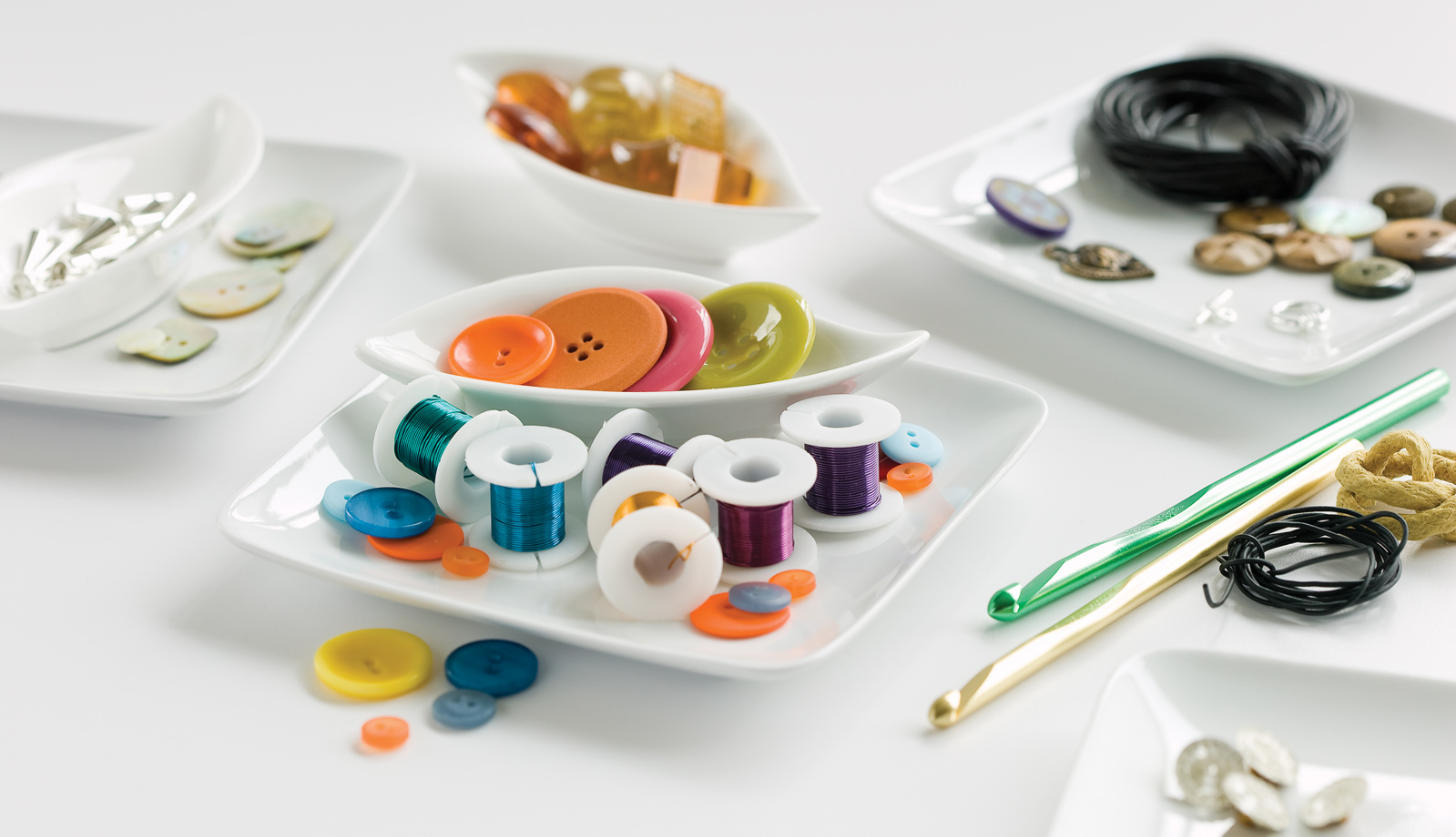 Natural light studio photograph for Button Book publication