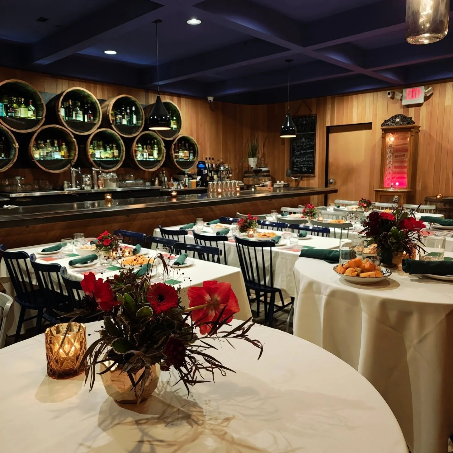 MARGARITA themed: Fine ART of Mixing Drinks Event in @grainwhiskeybar . We do an event like this every month or every other month. Catch up with all events at playa provisions on our website!
SideNote: You can do a 30 Person seated Dinner in here a