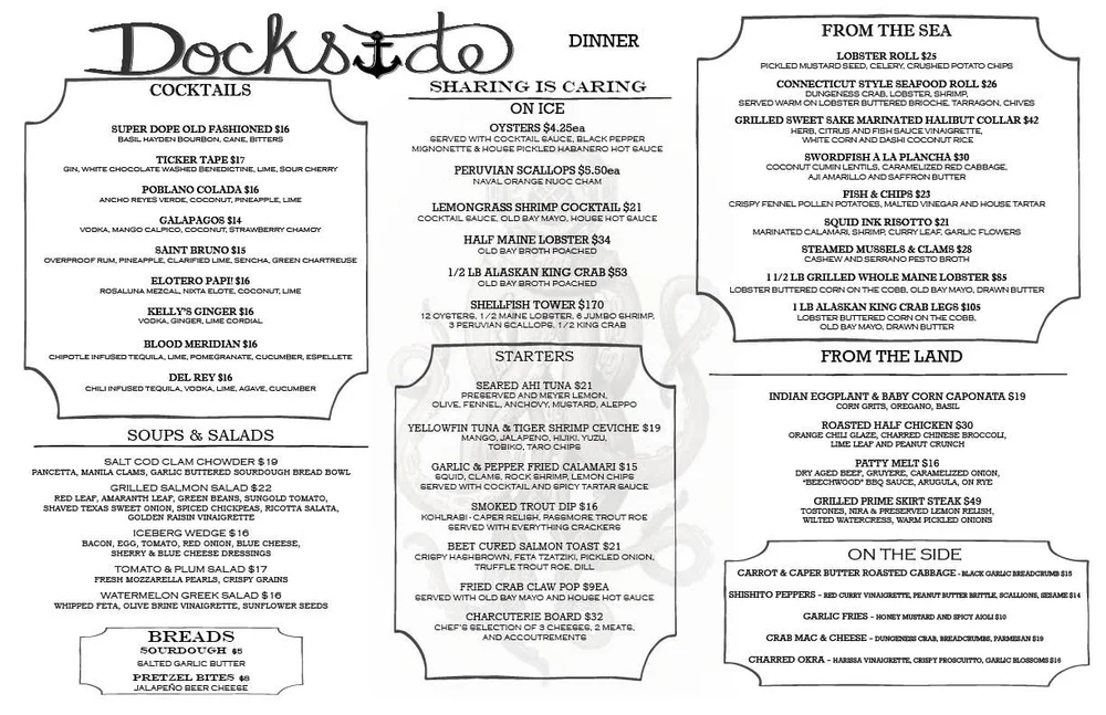 Menu — PLAYA PROVISIONS