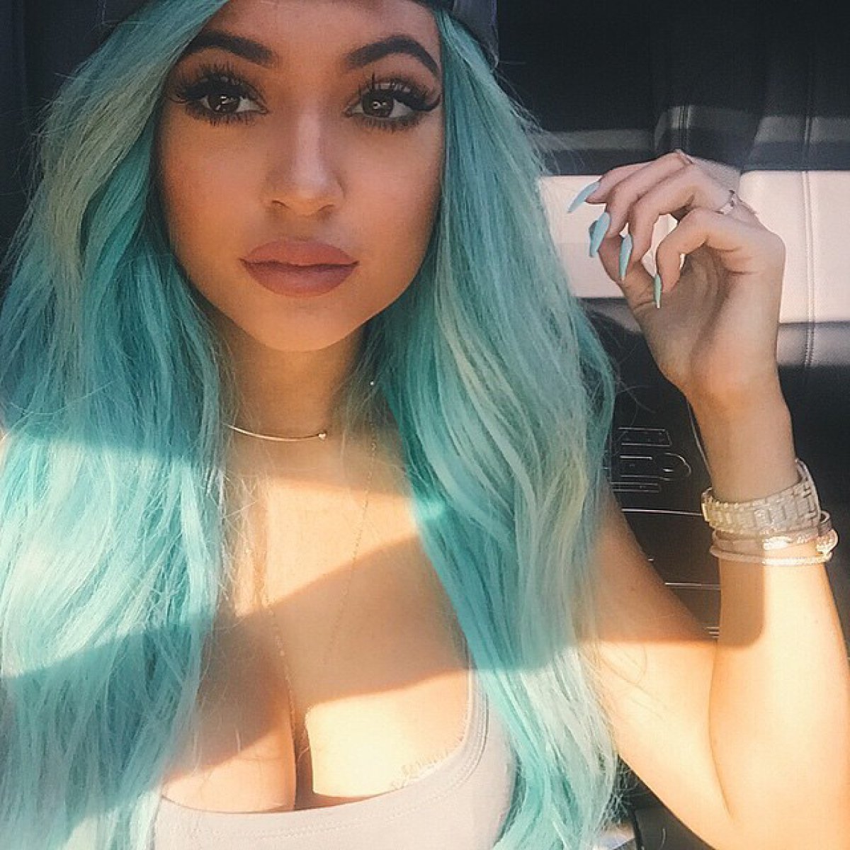 Kylie going Super Saiyan Blue