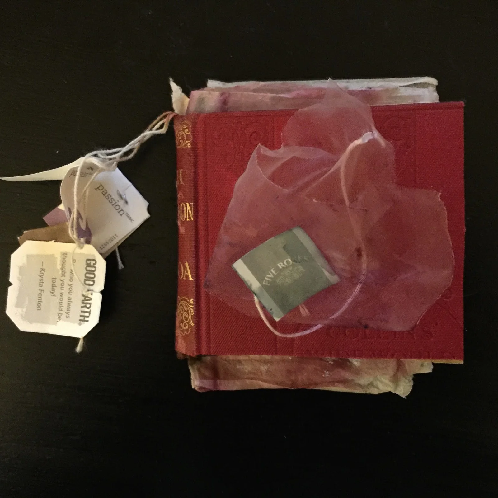How to do tea bag painting, Jeanne-Marie Webb