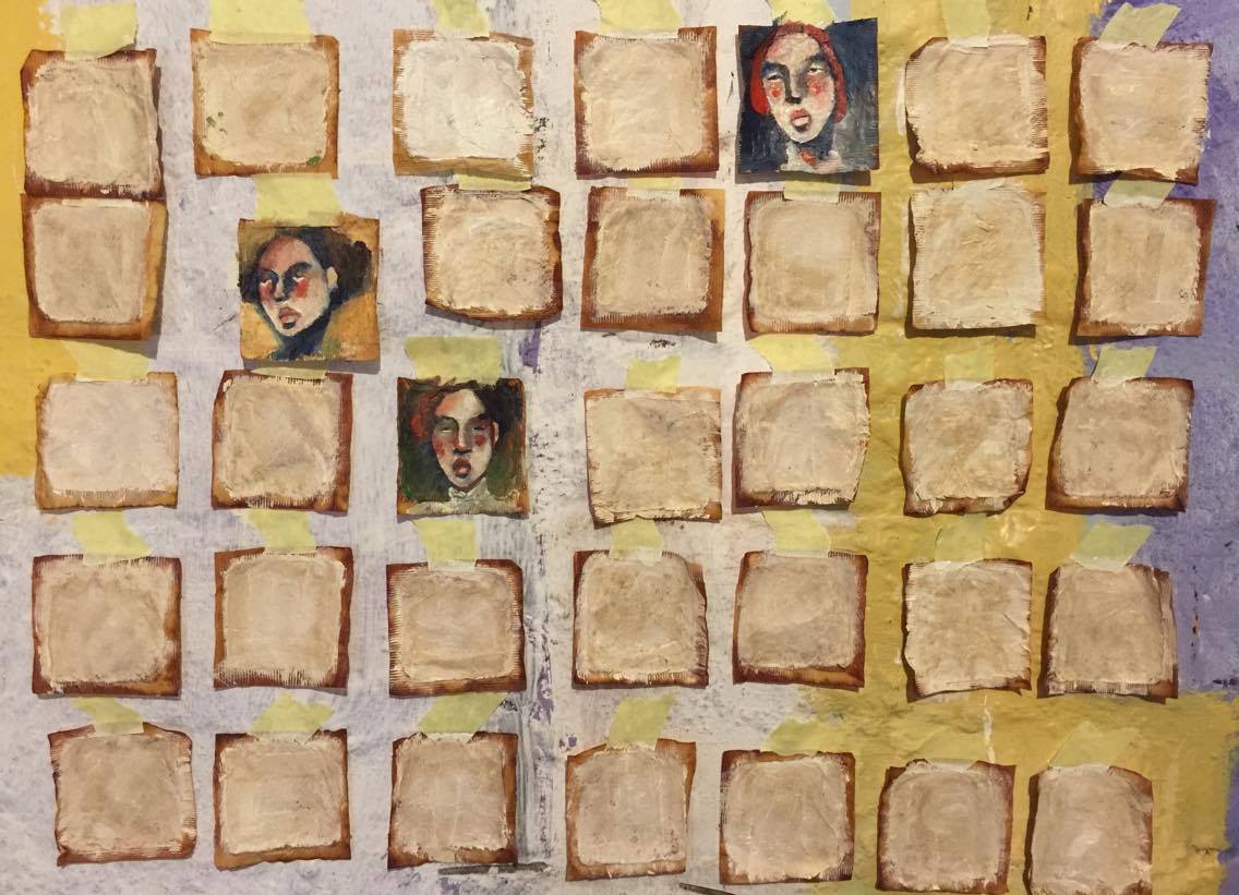 How to do tea bag painting, Jeanne-Marie Webb