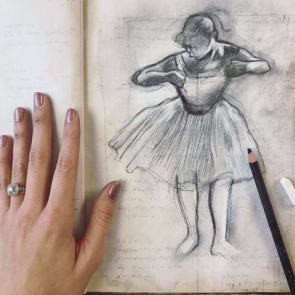 Degas, Three Sided Study