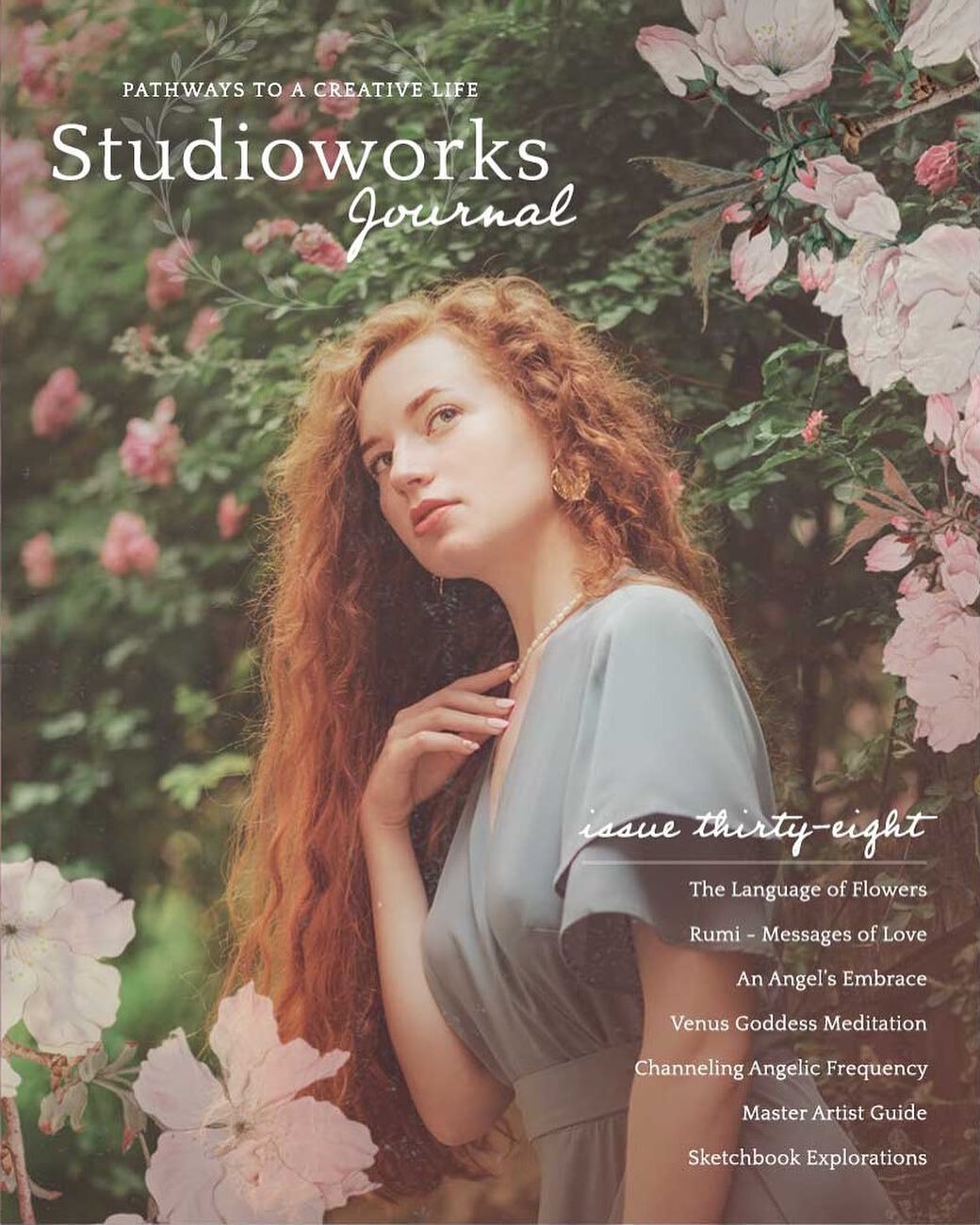✨Now Available✨
.
Always excited to share the latest Studioworks Journal! This is Issue #38 and this month we are exploring the Victorian language of flowers and floral symbolism within art, messages of love from Sufi poet, Rumi, getting in touch wit