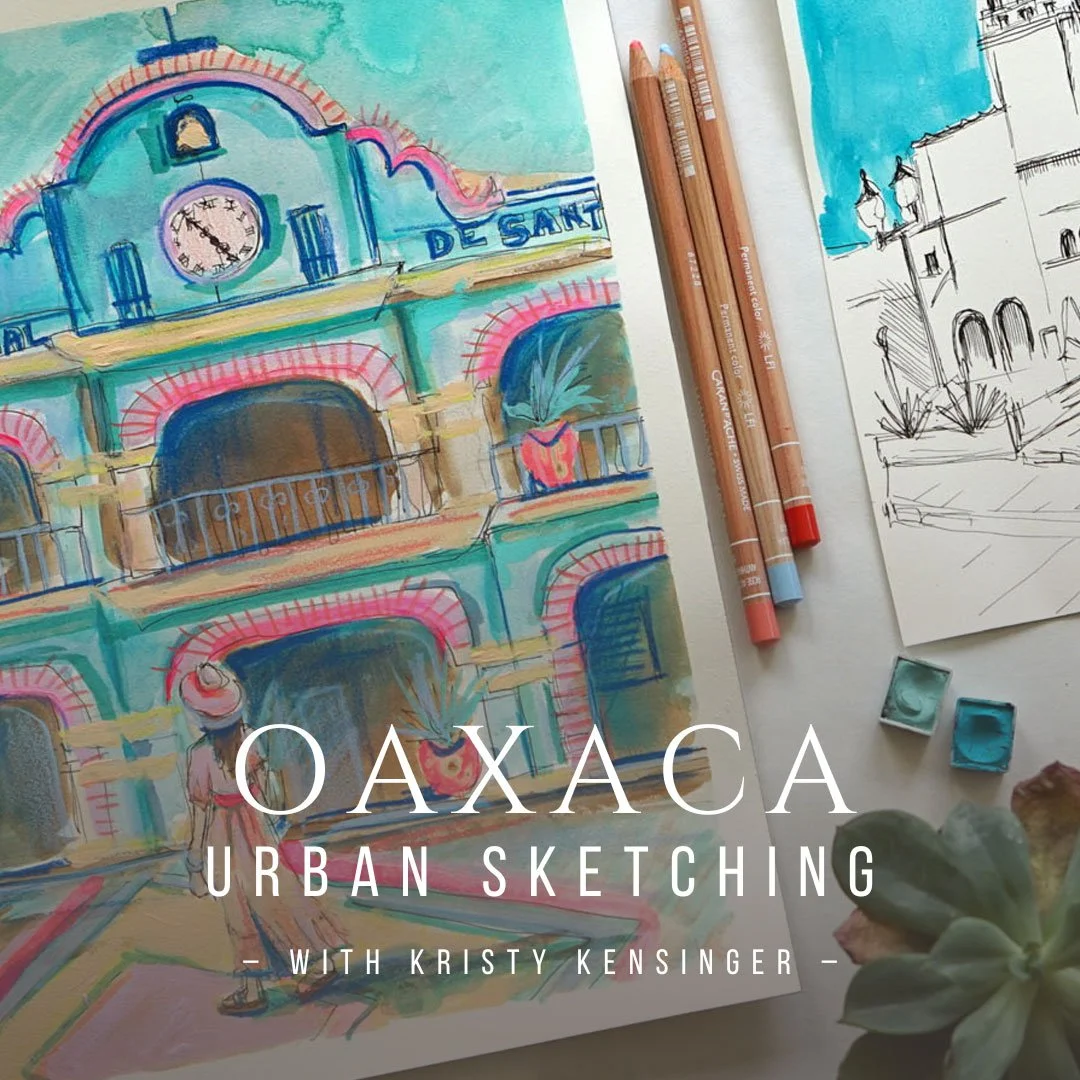 Oaxaca Urban Sketching