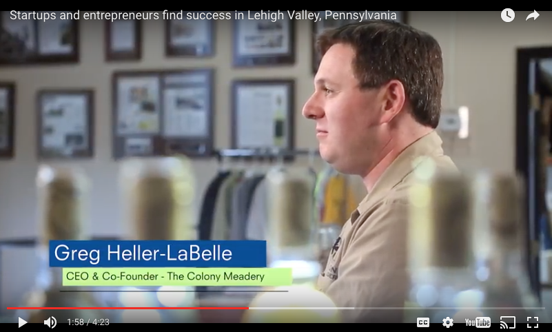 Colony Meadery Featured in New LVEDC Video on the Lehigh Valley Entrepreneurial Community