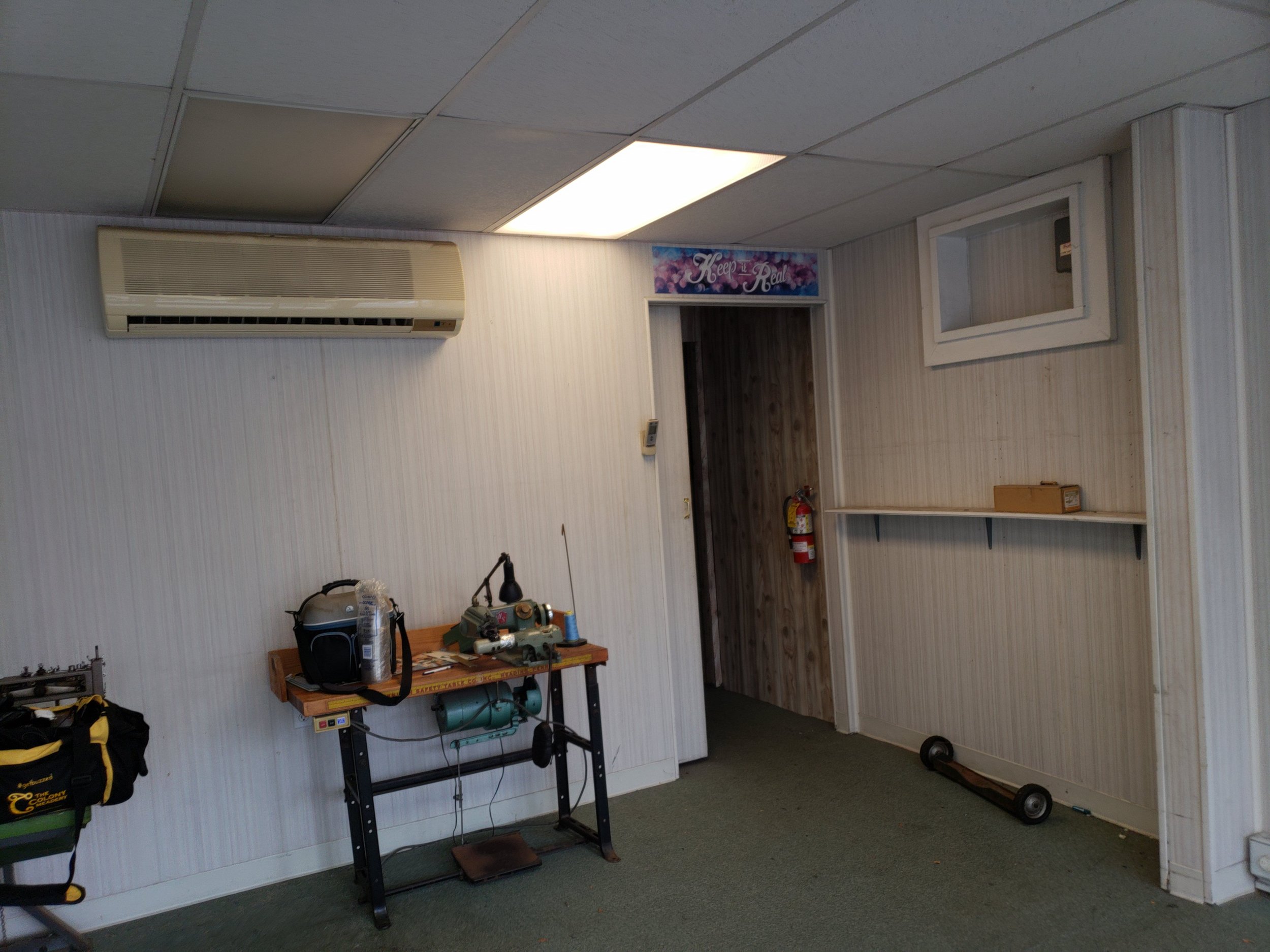 The front room of Mario's Dry Cleaners (now our South Bethlehem location)