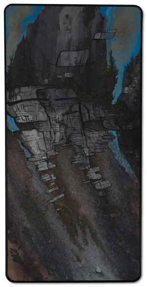 Falling | 23” x 47” | 2017 | $3,500