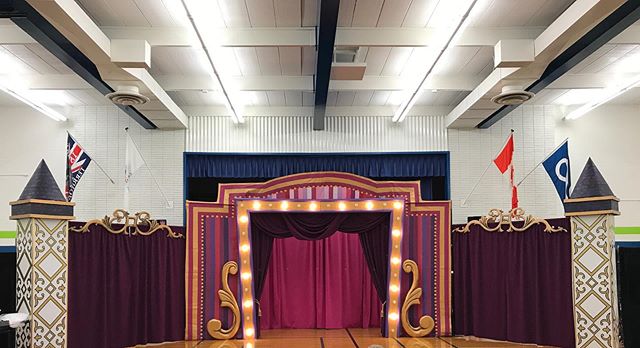 Our cast has been hard at work rehearsing all week, and today they have their first performances in a school! We love our time at Kensington Elementary every year. #tourlife starts today! #2down #326togo