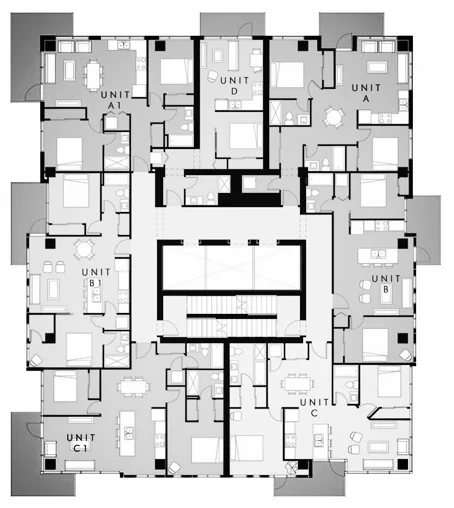 Tower Suites Floor Plan