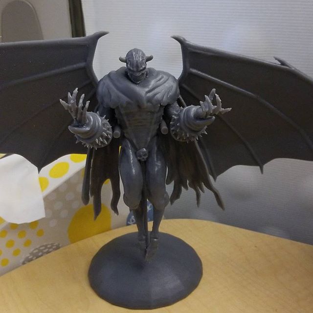 Got a dope 3d printer at work. Had my boy Nate the 3d modeler make me this spawn toy I always wanted.