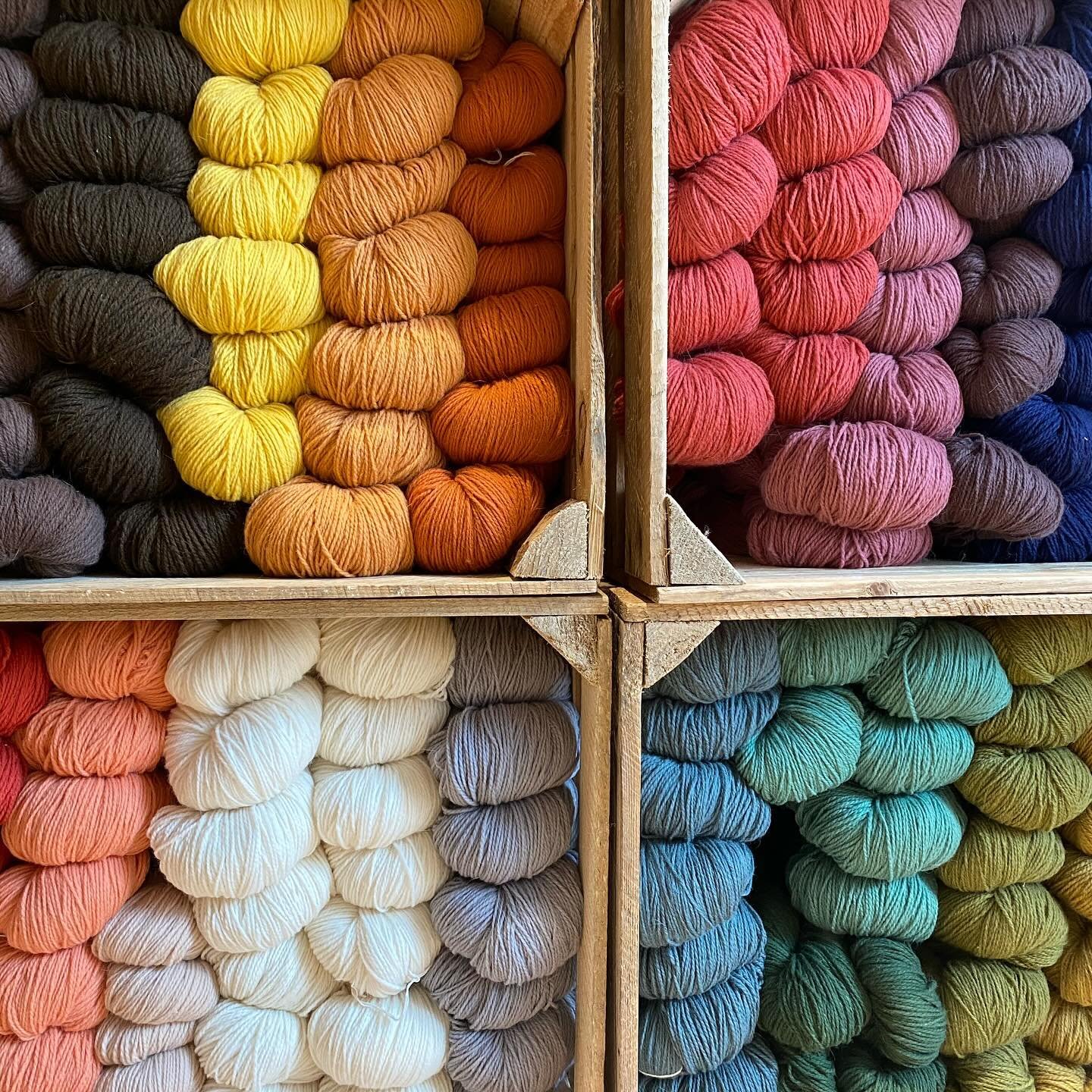 Visited the Cartier Bresson exhibition in Landerneau  and found artisans and local producer&rsquo;s like Bouclelaine - Wool is gathered, washed, spun and dyed locally.