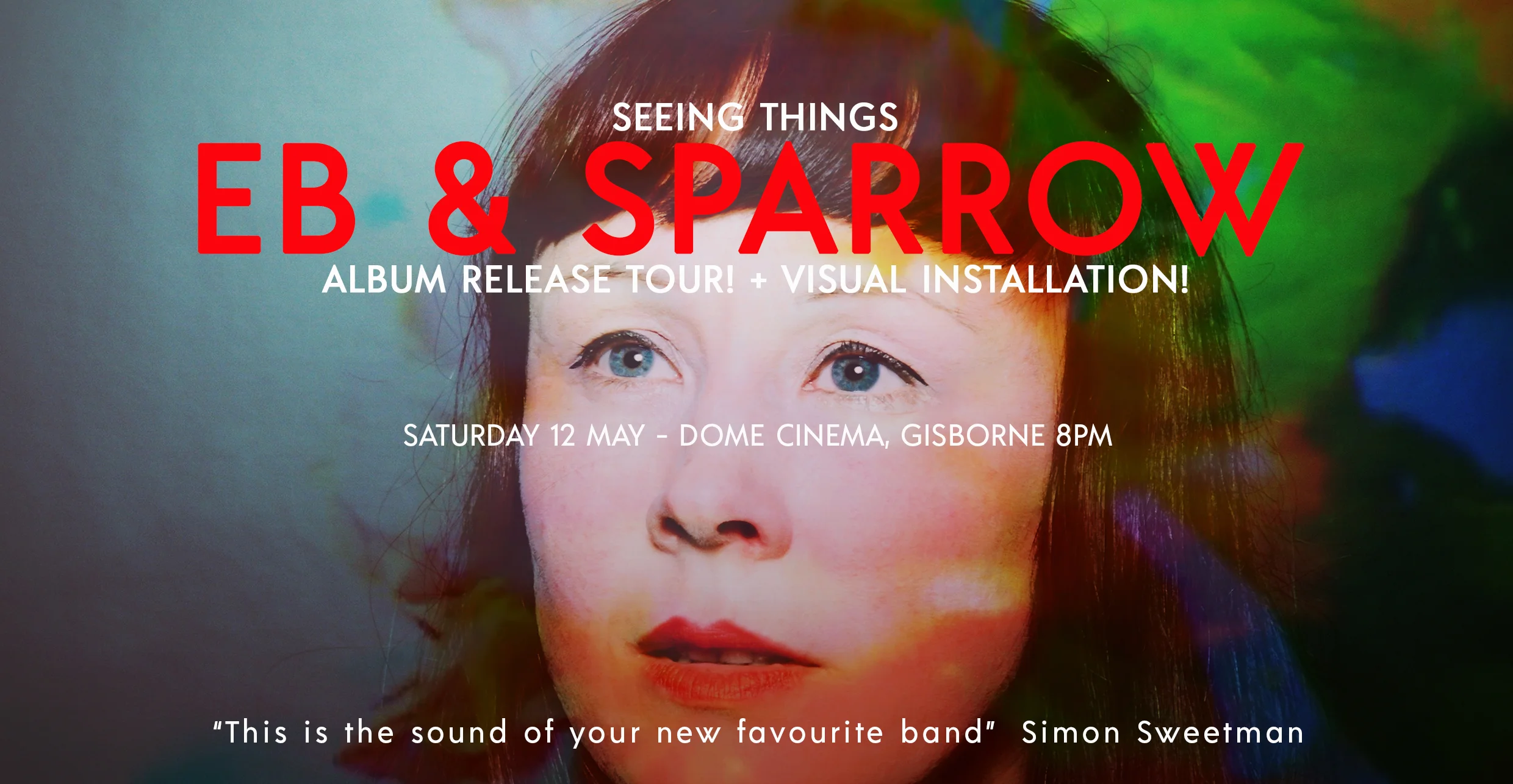 GISBORNE Dome Cinema - Seeing Things Album Release