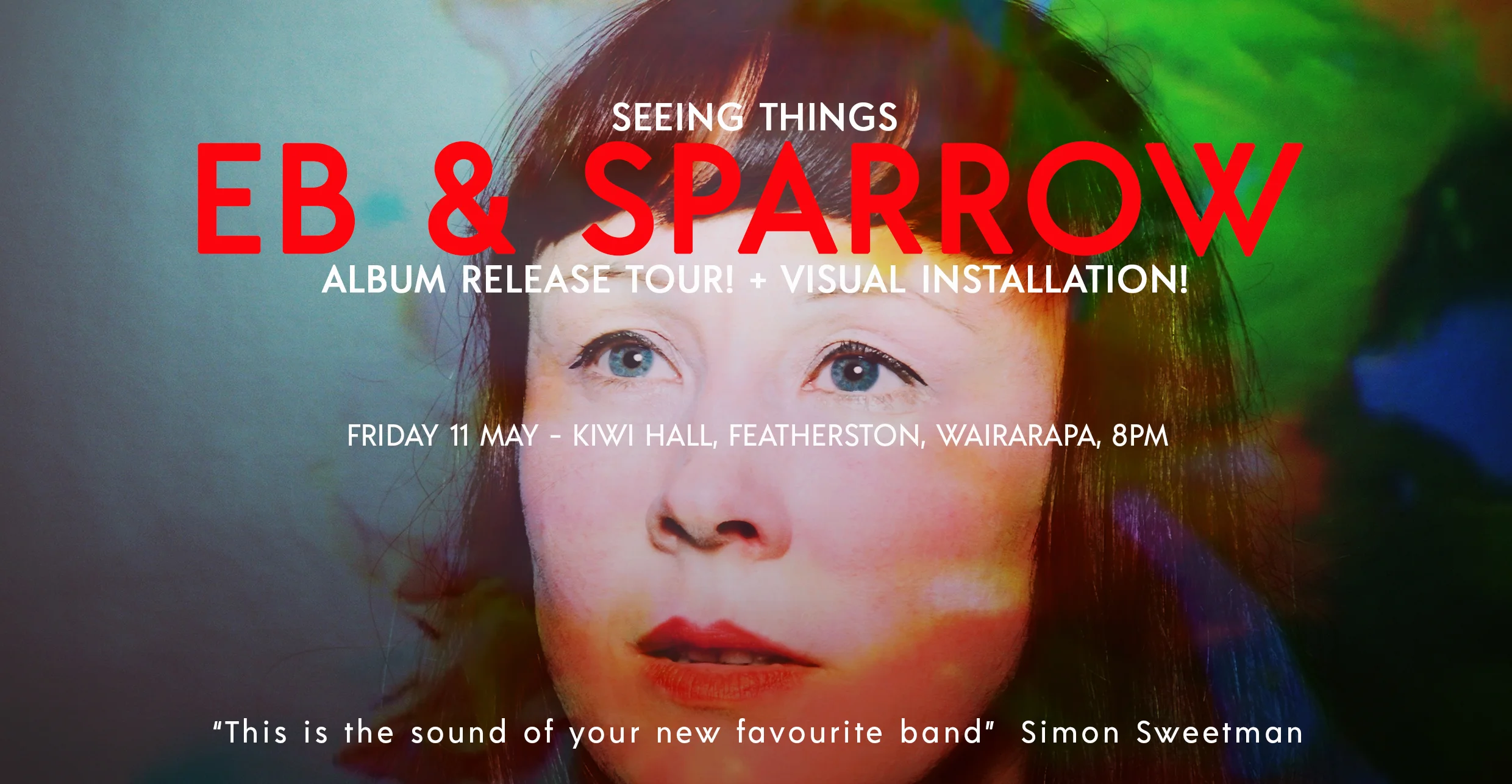 FEATHERSTON Kiwi Hall - Seeing Things Album Release Tour