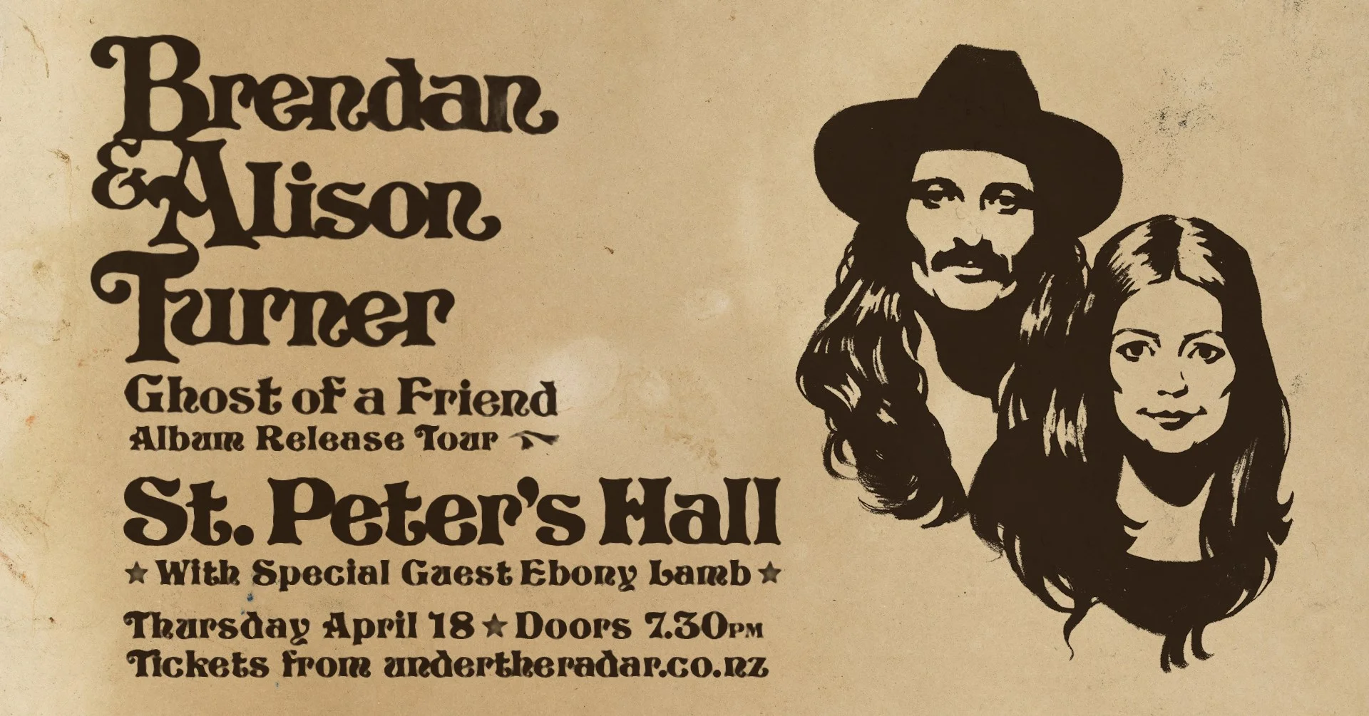 Ebony Lamb - Supporting Brendan &amp; Alison Turner ( of Auck) ST PETERS HALL, PAEKAKARIKI