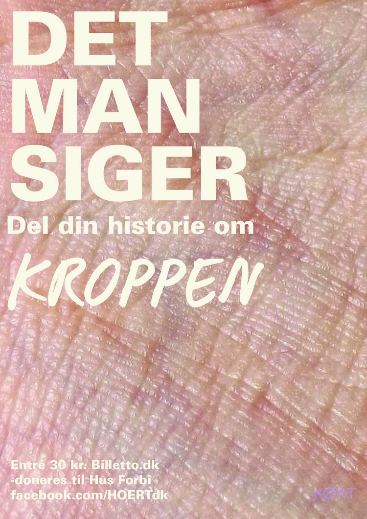 DET MAN SIGER - KROPPEN