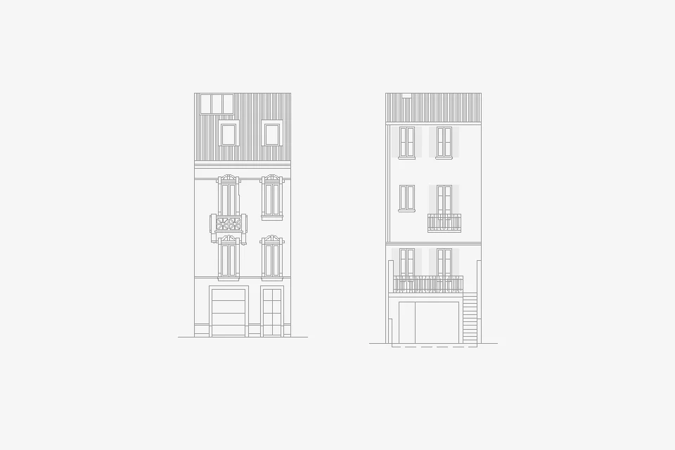 Casa PR, Milano L’intervento riguarda la ristrutturazione di un palazzetto costruito nei primi anni del 1900 nel centro di Milano. Il progetto recupera tutti i caratteri originari dell’edificio e interviene in maniera radicale sul piano terra e sul sottotetto. Il magazzino seminterrato è rialzato e portato alla stessa quota del giardino. Questa scelta determina una serie di spazi che dall’ingresso, passando per il vano scale ed il salotto, si susseguono fino allo spazio aperto sul retro. La scala, che dalla strada conduceva al piano primo, è sostituita da una nuova rampa posta in continuità con quelle che collegano gli altri livelli. I depositi del sottotetto sono recuperati ed annessi all’abitazione; in corrispondenza di questi ambienti due grandi abbaini in rame caratterizzano il prospetto principale. L’inserimento di oggetti di arredo in legno dalle forme lineari sottolinea la discontinuità tra i nuovi ambienti e quelli su cui si attua un intervento conservativo nonostante, il progetto cerchi di armonizzare i nuovi oggetti con gli spazi esistenti. Data: 2007 | 2011 Progettista: Paolo De Benedictis Collaboratori: David Bigi, Eduardo Jose Giraldez Caro Progettista strutturale: Marco Medizza Progettista termoidraulico: Fabio Fumagalli Progettista elettrico: Paolo Passarella Fotografa: Alessandra Chemollo << cambia progetto >>