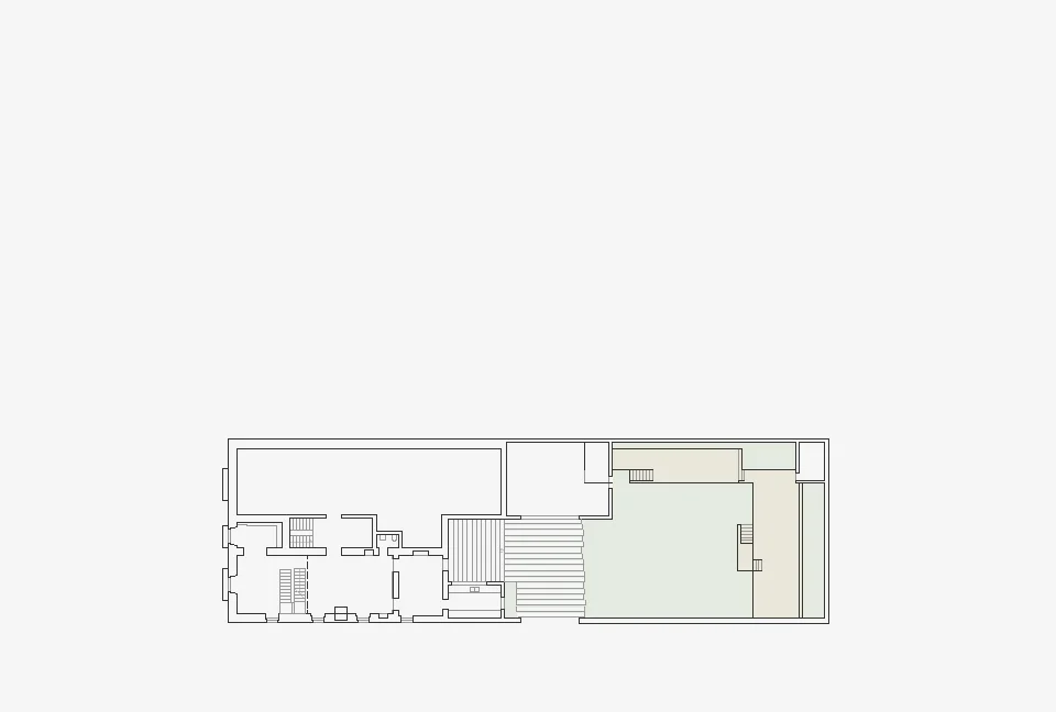 M House, Matera The intervention involves the renovation of a wing of a historic and heritage preserved building and of a back garden situated in the center of the city of Matera. The lot is on a fast-slope. The project takes advantage of this natural slope and organizes the garden with terraces and inclined planes that identify different rest areas. The façade over the garden is the only section in which we intervened and, by shifting the windows, we created a new dialogue between interior and exterior. The project unifies the floors of the building creating a single house through simple but significative interventions. The centerpiece of the interior space is the staircase, a sculptural element that connects the different floors. The rooms are spacious, bright and continuous. The architectural choices are simple, the use of materials is well balanced. Color becomes the theme of the design of the bathrooms, conceived as single-colored boxes of resin. Date: 2004 | 2006 Architect: Paolo De Benedictis Service Engineer: Gennaro Loperfido Structural Engineer: Nicola Lisanti Photography: Alessandra Chemollo, Nicola Di Nanna << change project >> 