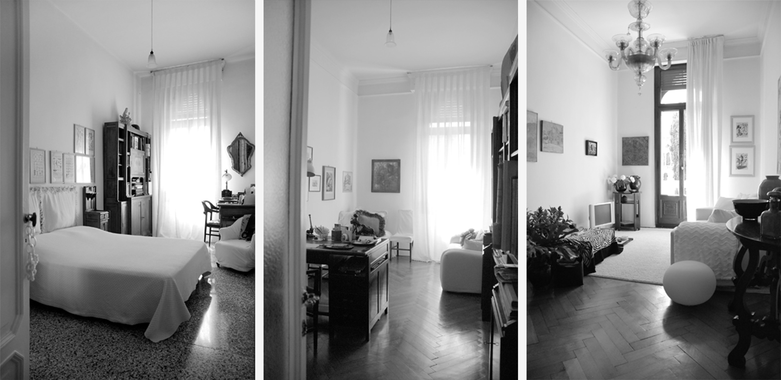 Casa ER, Venezia Affacciato su uno degli scorci più suggestivi del Canal Grande, l’appartamento è il risultato della divisione di un immobile più grande, che in origine destinava a queste stanze gli spazi di servizio. Il progetto, si è posto l’obie