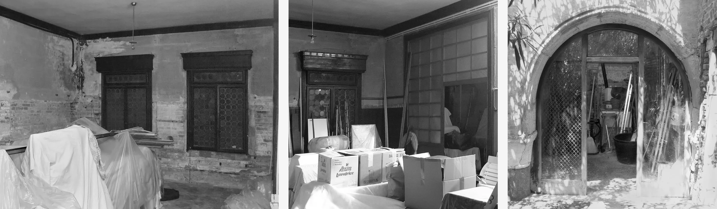 Spazio Ravà, Venezia Al piano terra di un significativo esempio di palazzo neogotico prospettante sul Canale Grande, una serie di magazzini sono stati restaurati, collegati e trasformati in uno spazio espositivo. Rispetto e valorizzazione degli elementi storici preesistenti, semplificazione del linguaggio architettonico, controllo delle componenti impiantistiche, fanno di questi ambienti un’elegante cornice atta ad accogliere qualsiasi forma di espressione artistica. Data: 2017 | 2019 Progettista: Paolo De Benedictis Collaboratori: Maria Angilecchia, Nicolò Arzenton, Emina Gauzanovic Progettista impiantistico: Studio Multimpianti Progettista strutturale: Silvia Fratter Fotografa: Alessandra Chemollo cambia progetto >>