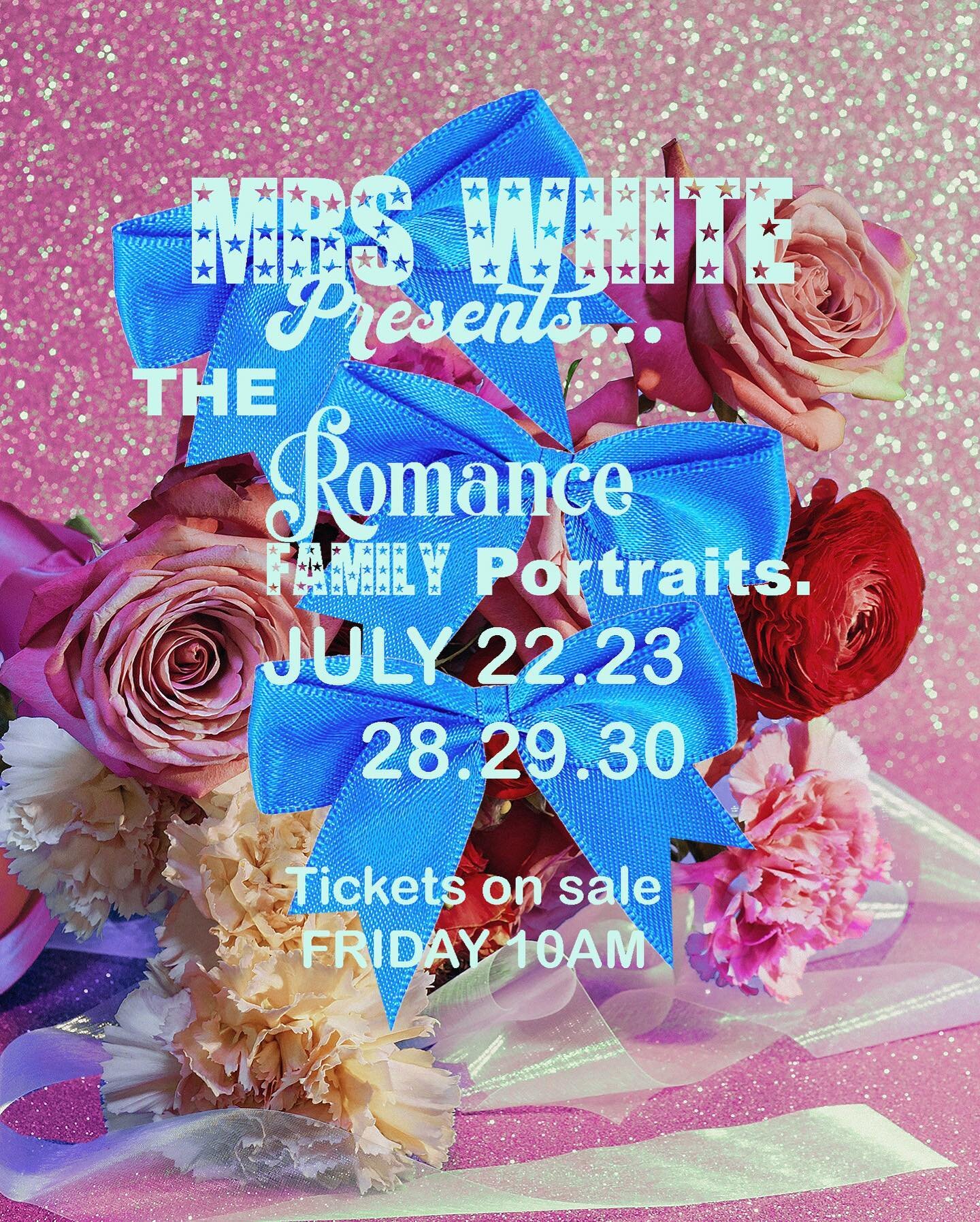 ROMANCE Family Portraits&hellip; JULY. *consider it for you, your family, your sweetheart, your Christmas card, your best pals..your linked In&hellip;all of it. TICKETS ON SALE FRIDAY 10am. And YES TO ALL NEW BACKDROP. I love you
