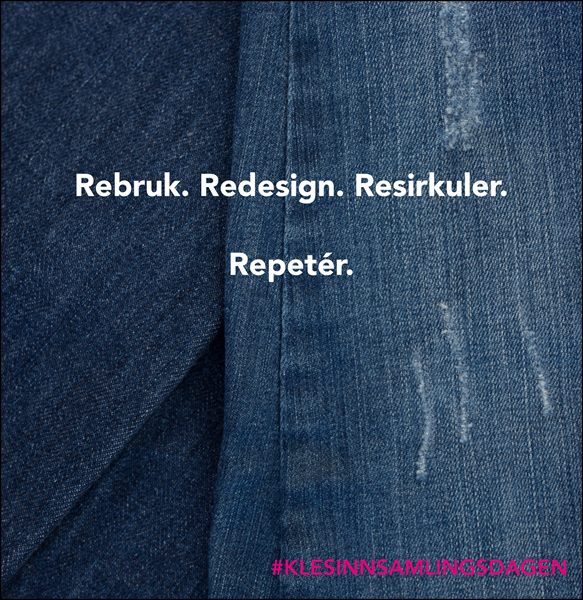 H&M Materiell til Klesinnsamlingsdagen.