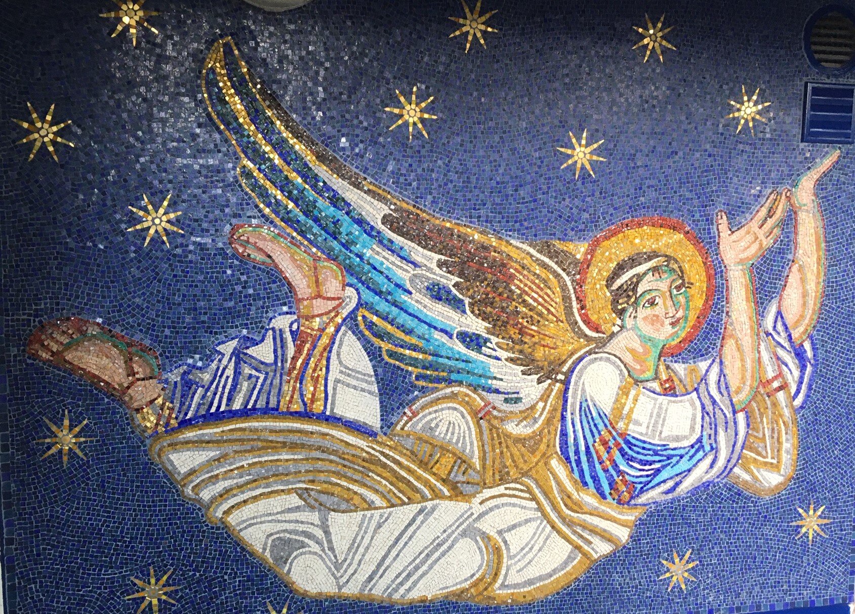 Byzantine Angel - copy from Hagia Sophia, Thessalonica (2018-20 ...