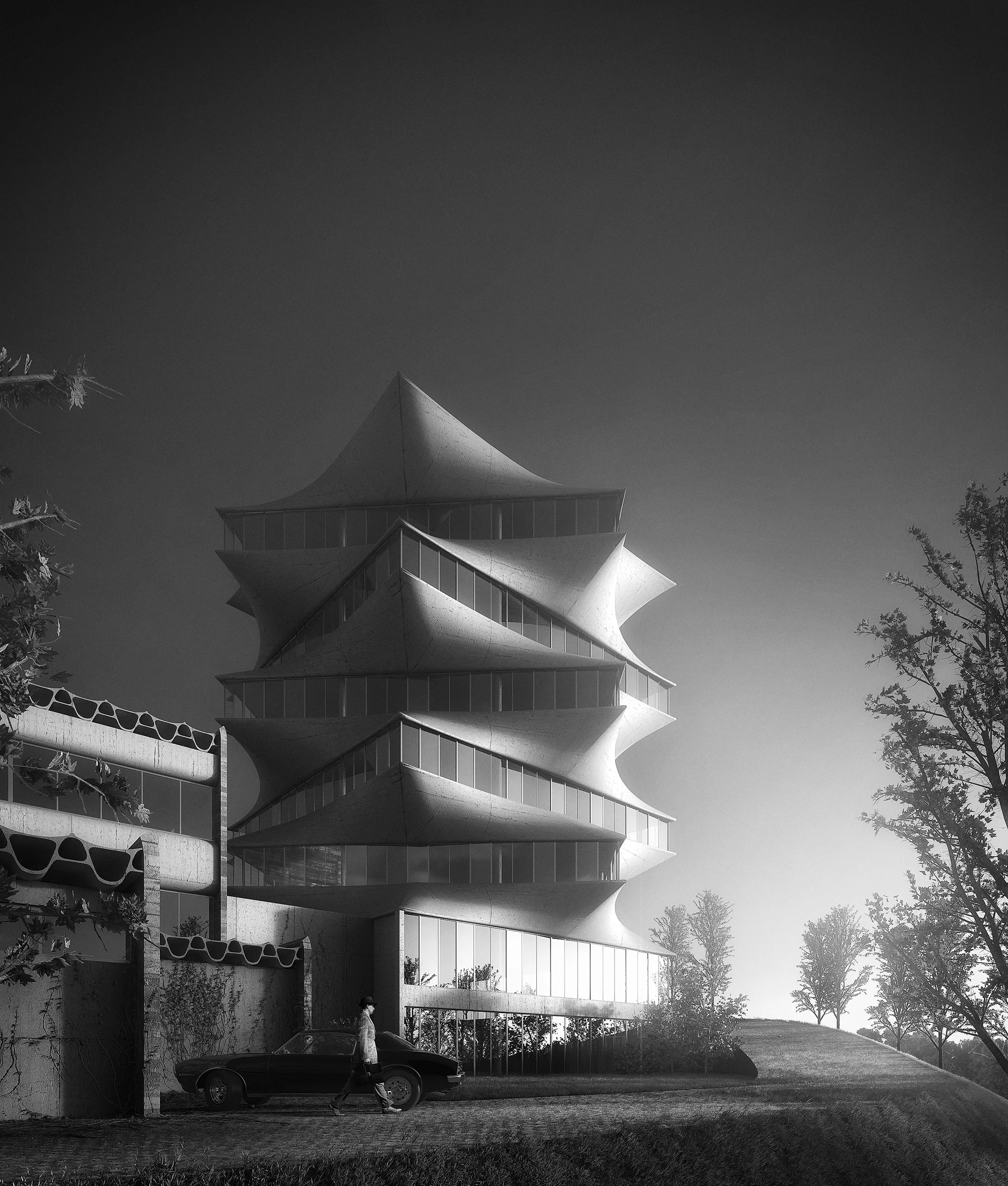 The Pagoda - Miguel Fisac