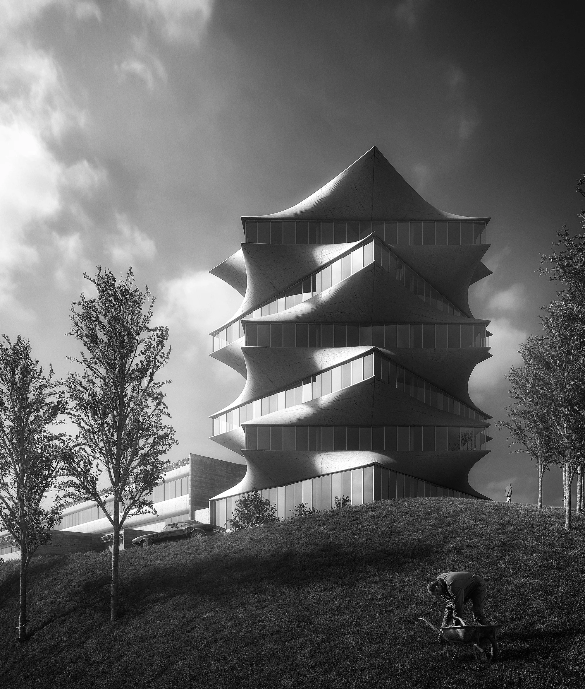 The Pagoda - Miguel Fisac