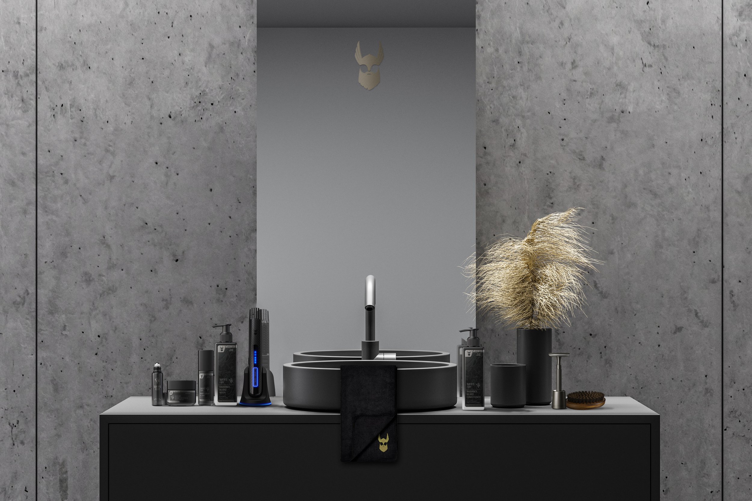 Masculine Bathroom