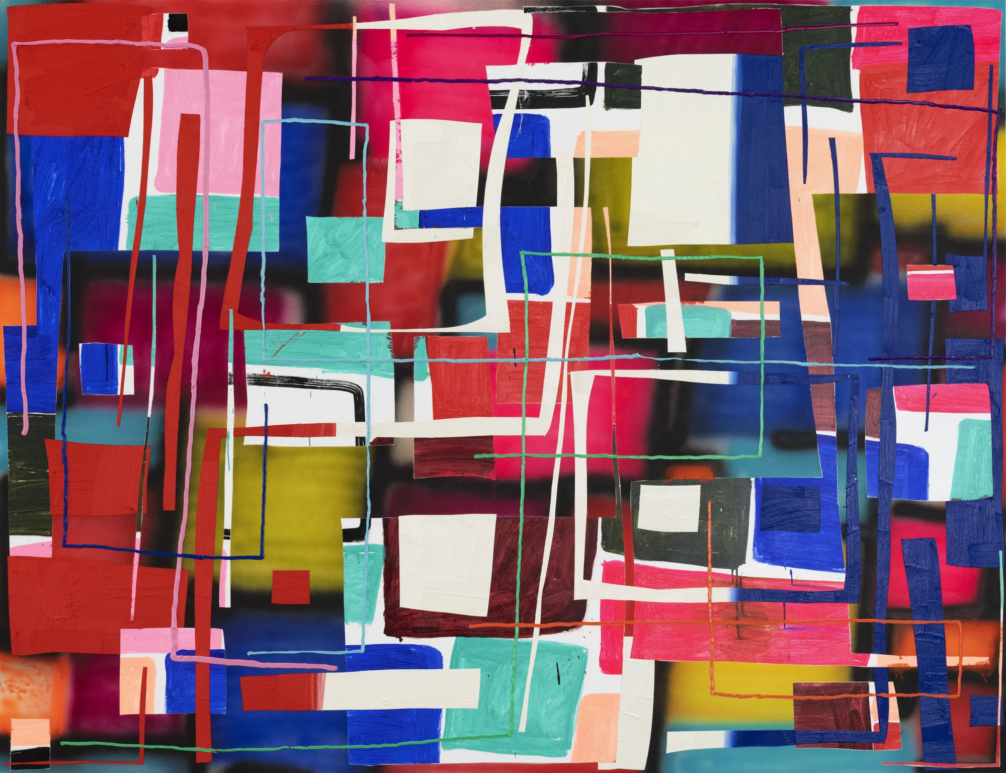 Trudy Benson A Thing Alive , 2018 Oil and acrylic on canvas 77 x 100 inches
