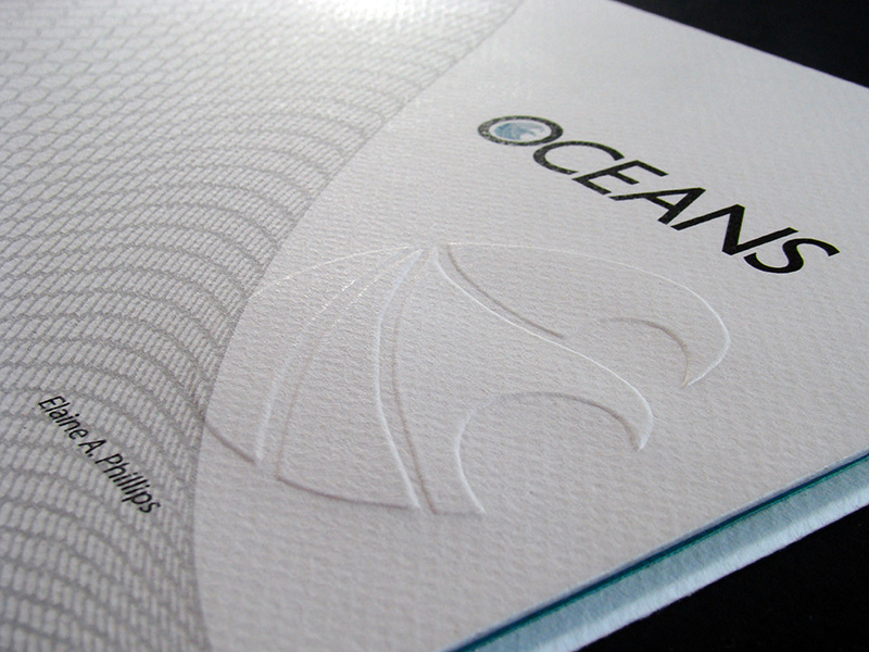 debossing detail by Elaine Phillips