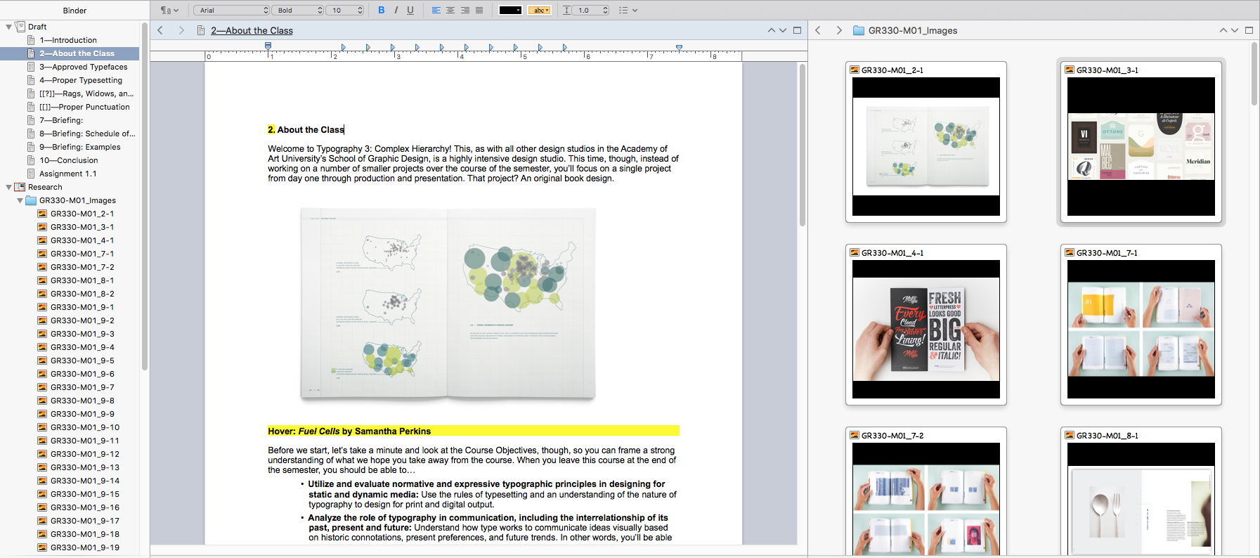 The design studio class as seen by an online course author
