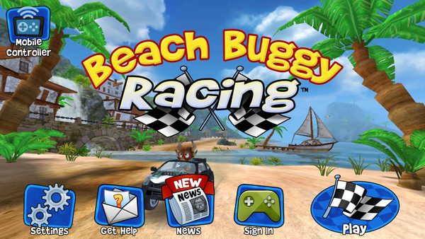 Game Controller in Beach Buggy Racing 
