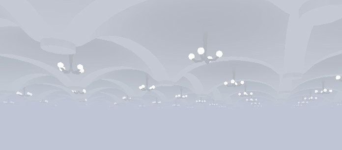 The asylum celing in game with distance fog