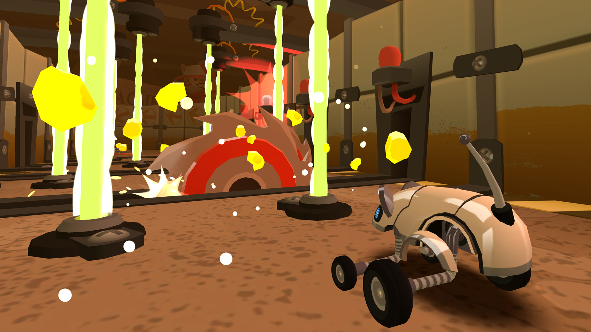 Screenshot showing our scrapped sidestep move