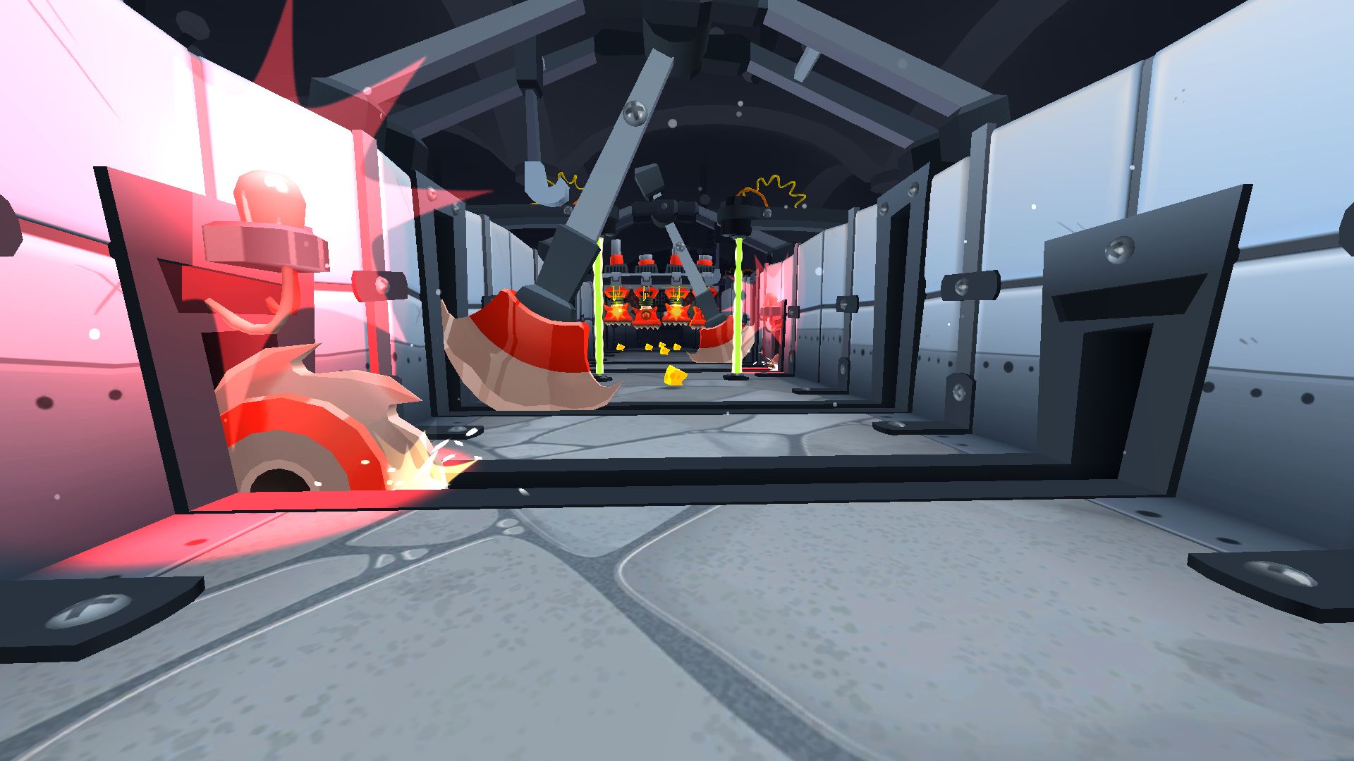 Example of a trap heavy hallway