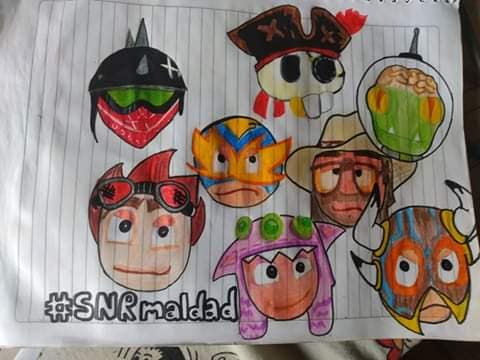 Character faces