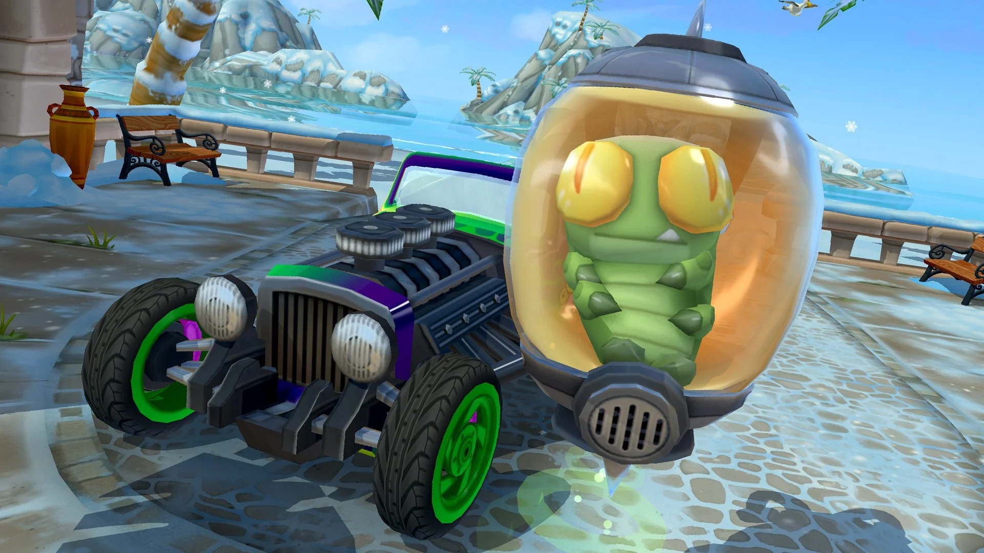 Baby New Year is here and he's...green?