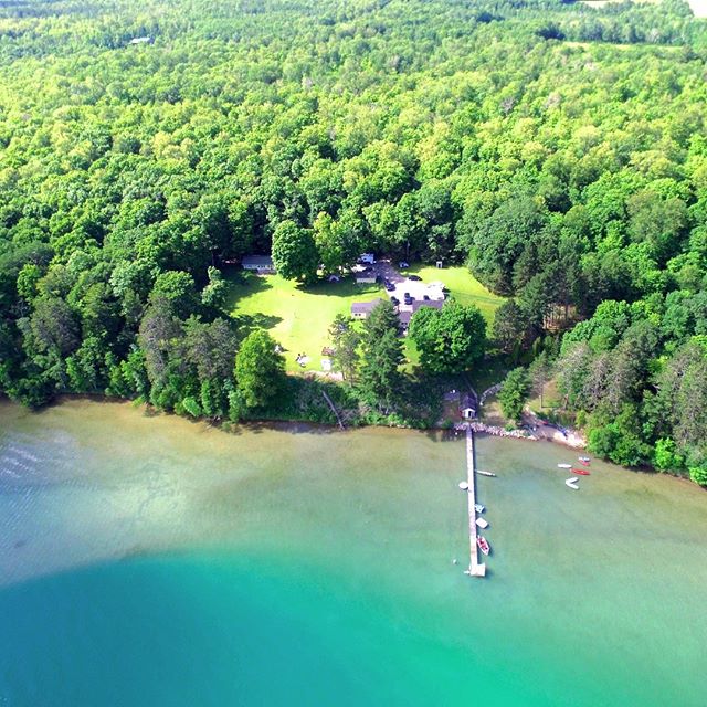 Sugarcrest and the aquamarine jewel of the North...Sugar Lake.  #sugarcrest, #sugarlake, #vacationrental, #minnesotavacation