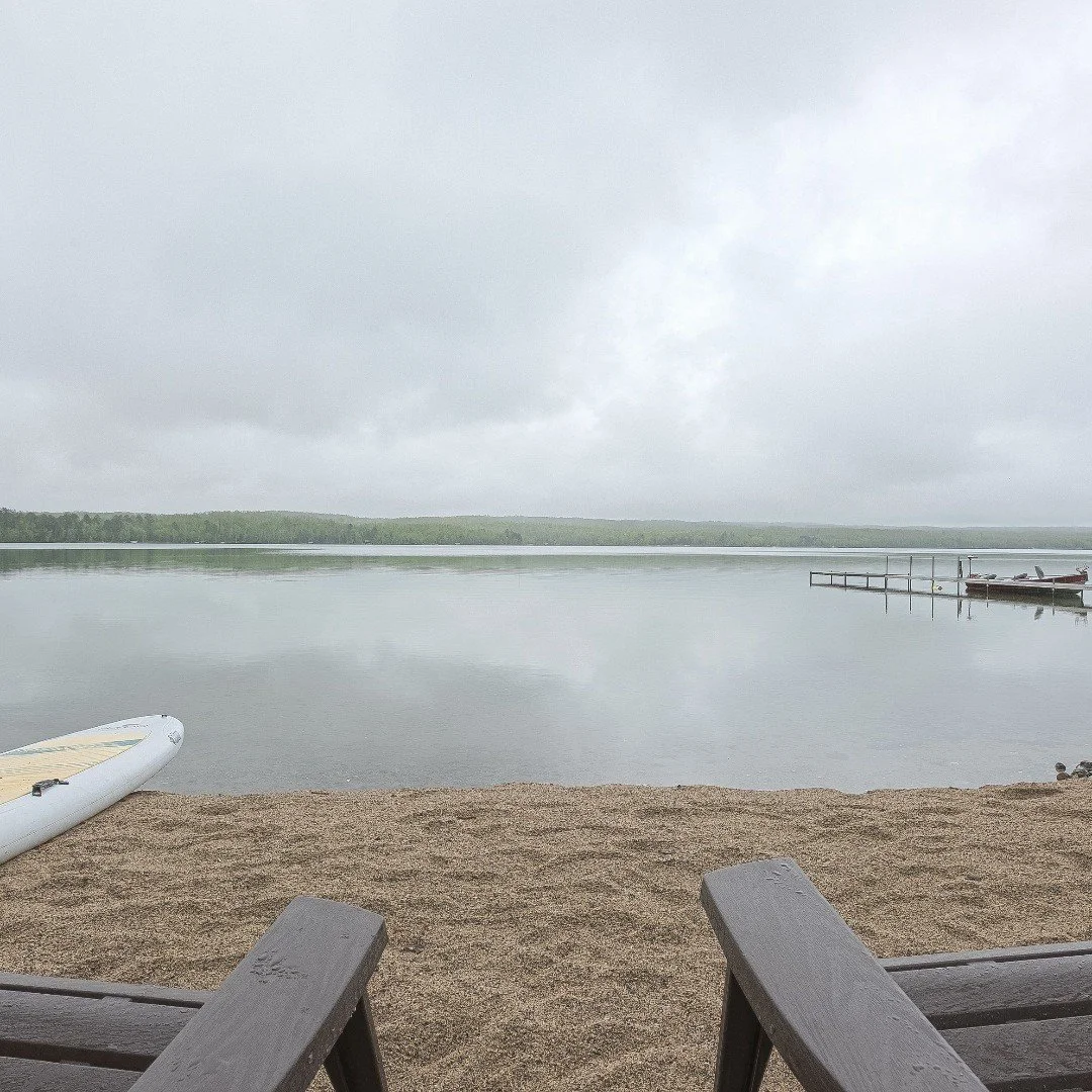 View from beach at Sugarcrest.  #sugarcrest, #sugarlake, #vacationrental, #minnesotavacation, #lakevacation,