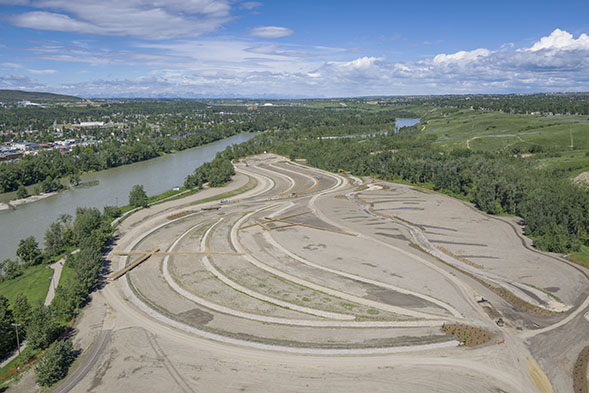 East Bowmont Park, July 2017. Image from Wilco Contractors SW