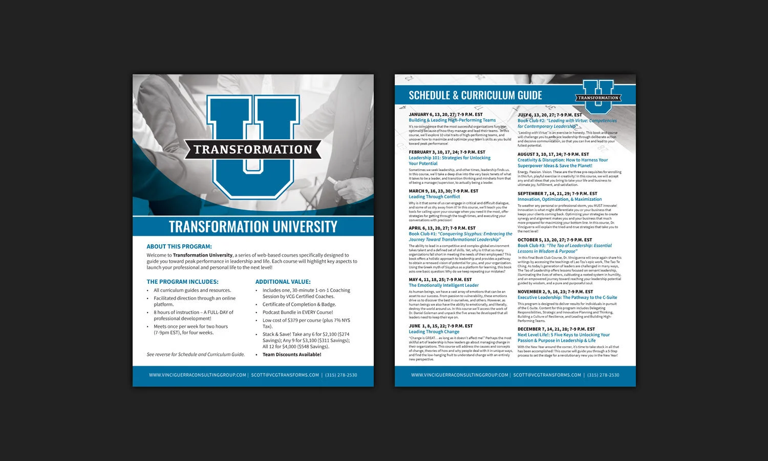 Transformation U Sell Sheet